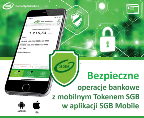 Token SGB w aplikacji SGB Mobile
